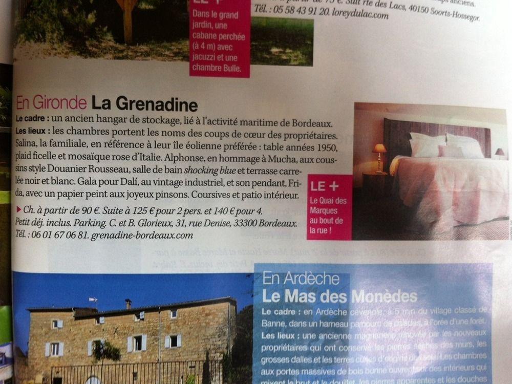 보르도 La Grenadine B&B 외부 사진
