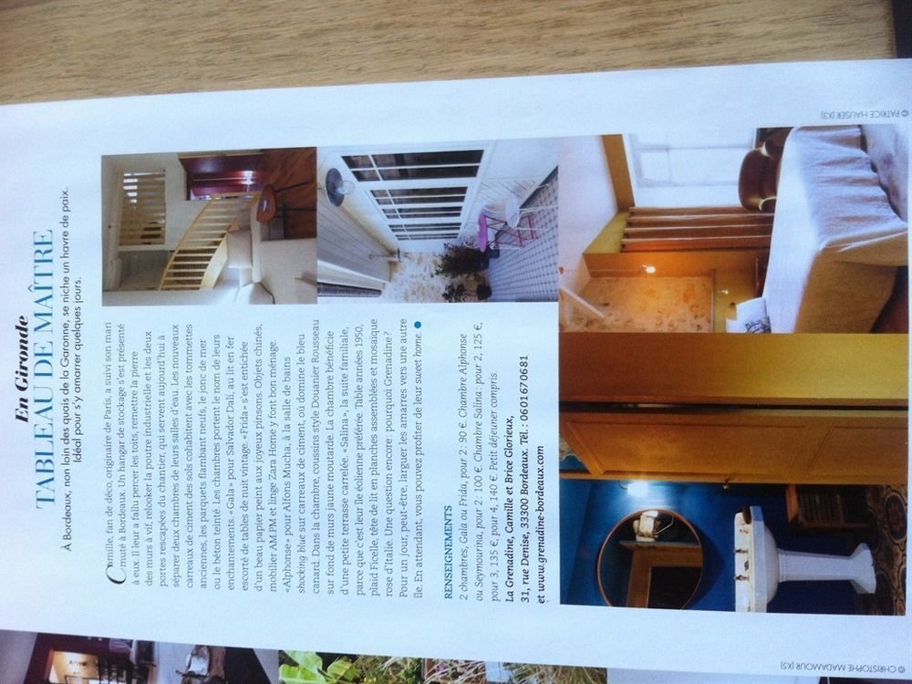 보르도 La Grenadine B&B 외부 사진